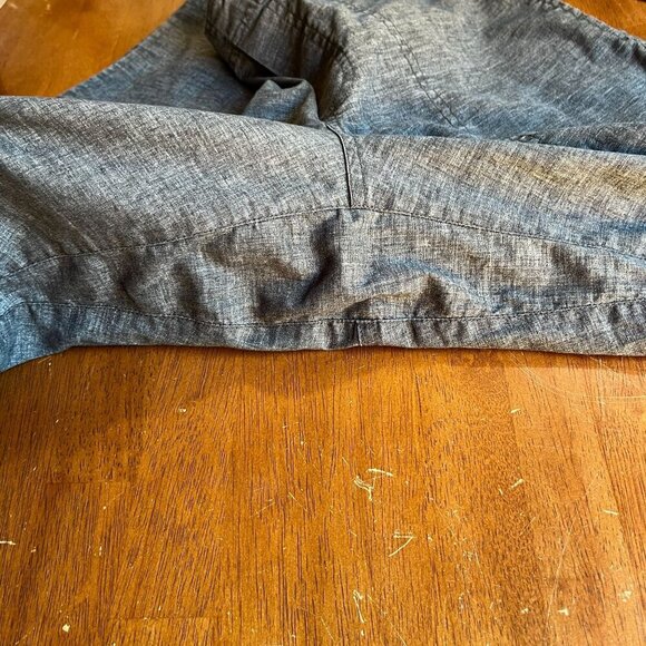 Prana Hemp Blend Wide Leg Pull On Drawstring Pants Womens M Minimalist Boho - Picture 4 of 11